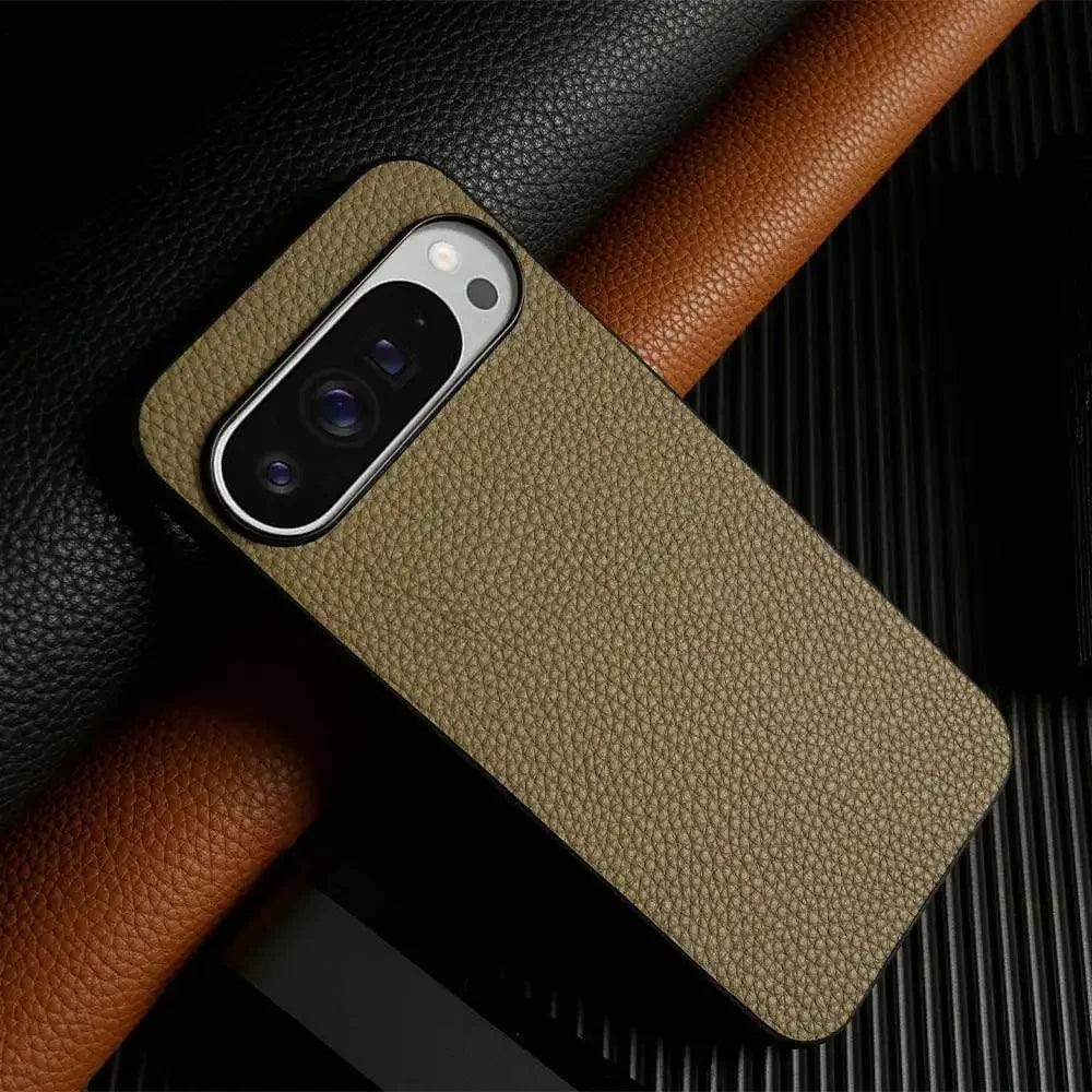 Luxury Pixel 10 Pro Case Business Cowhide Leather Phone Cases For Google pixel9pro 7A 8pro Full Protection Shockproof Back Cover
