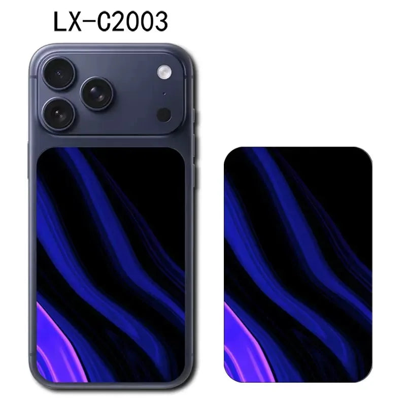 For Apple iPhone 17 Pro 17 Pro Max Half Cover Back Cover Decal Skin 3D Colorful Rear Protective Sticker Film