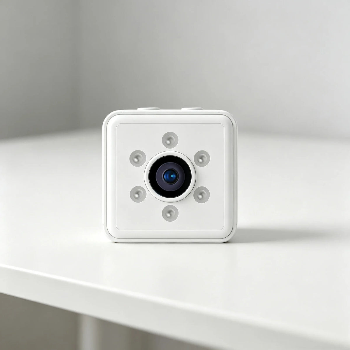 Next-Gen Mini Wireless Security Camera Portable Smart Indoor Nanny Cam with Motion Alerts