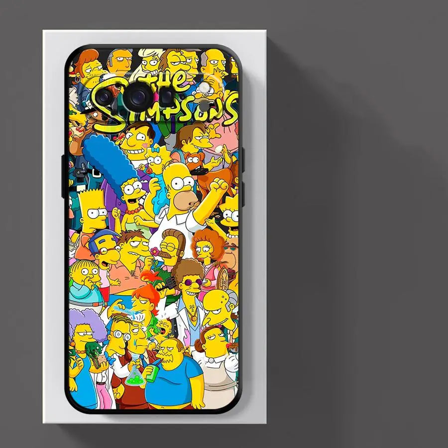 The Simpsons Fashion Bart Case for Google Pixel 10A 9a 8a 10 9 Pro XL 6a 7a 6 7 8 Pro Funda Phone Cover