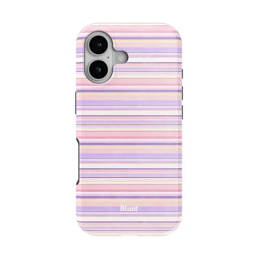 Luxury Clmj Cute stripes Phone Case for iPhone 17 17e 16e 16 15 14 13 12 11 X XS XR XSMAX 7 8 Air ProMax Plus Double-layer Cover