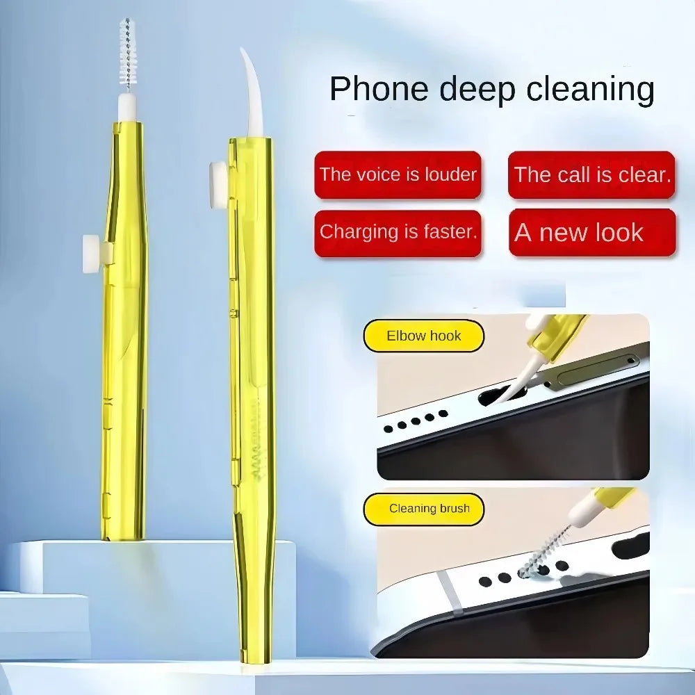 1PC Phone Charging Port Speaker Cleaning Kit, Dust Plug Cleaner Brush for iPhone 16 15 14, Xiaomi Samsung Earphone Clean Tool