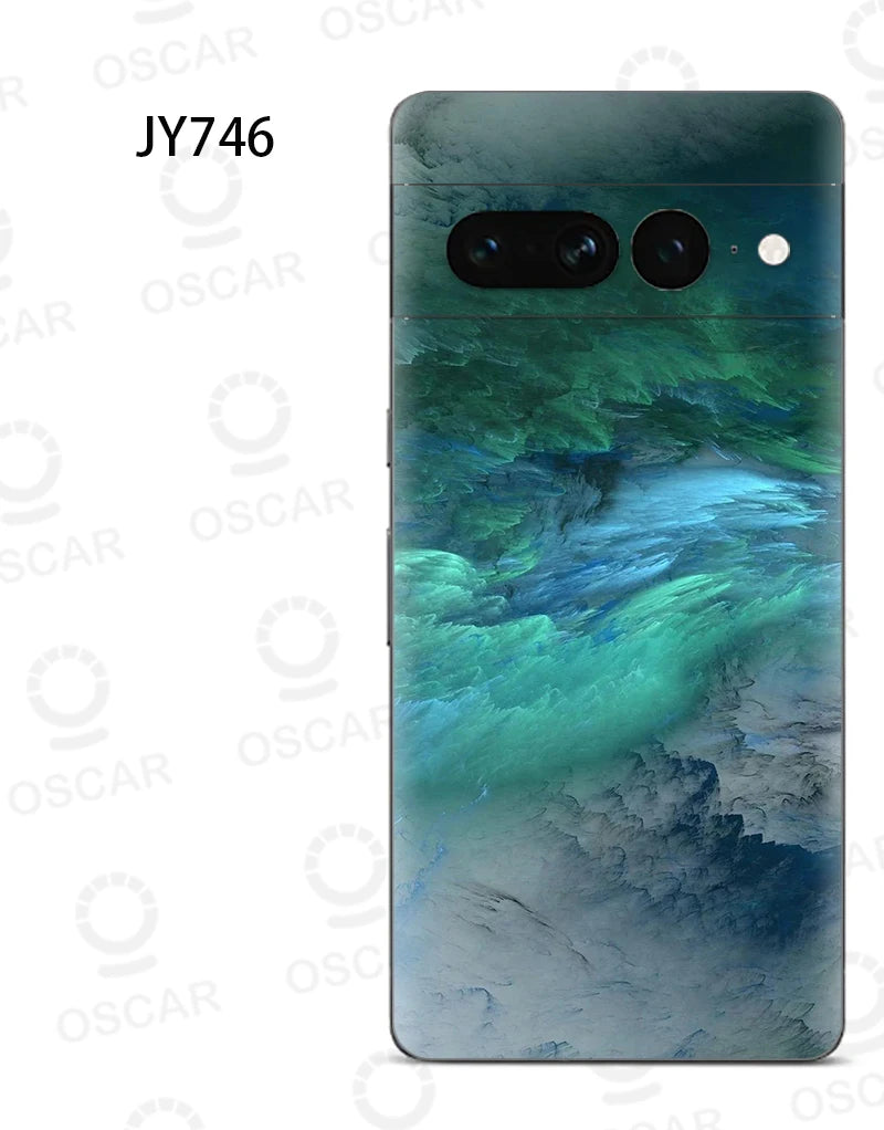 Colorful Decal Skin for Google Pixel 8 7 6 Pro 6A Back Screen Protector Film Cover Ultra Thin 3M Wrap Modified Case Sticker