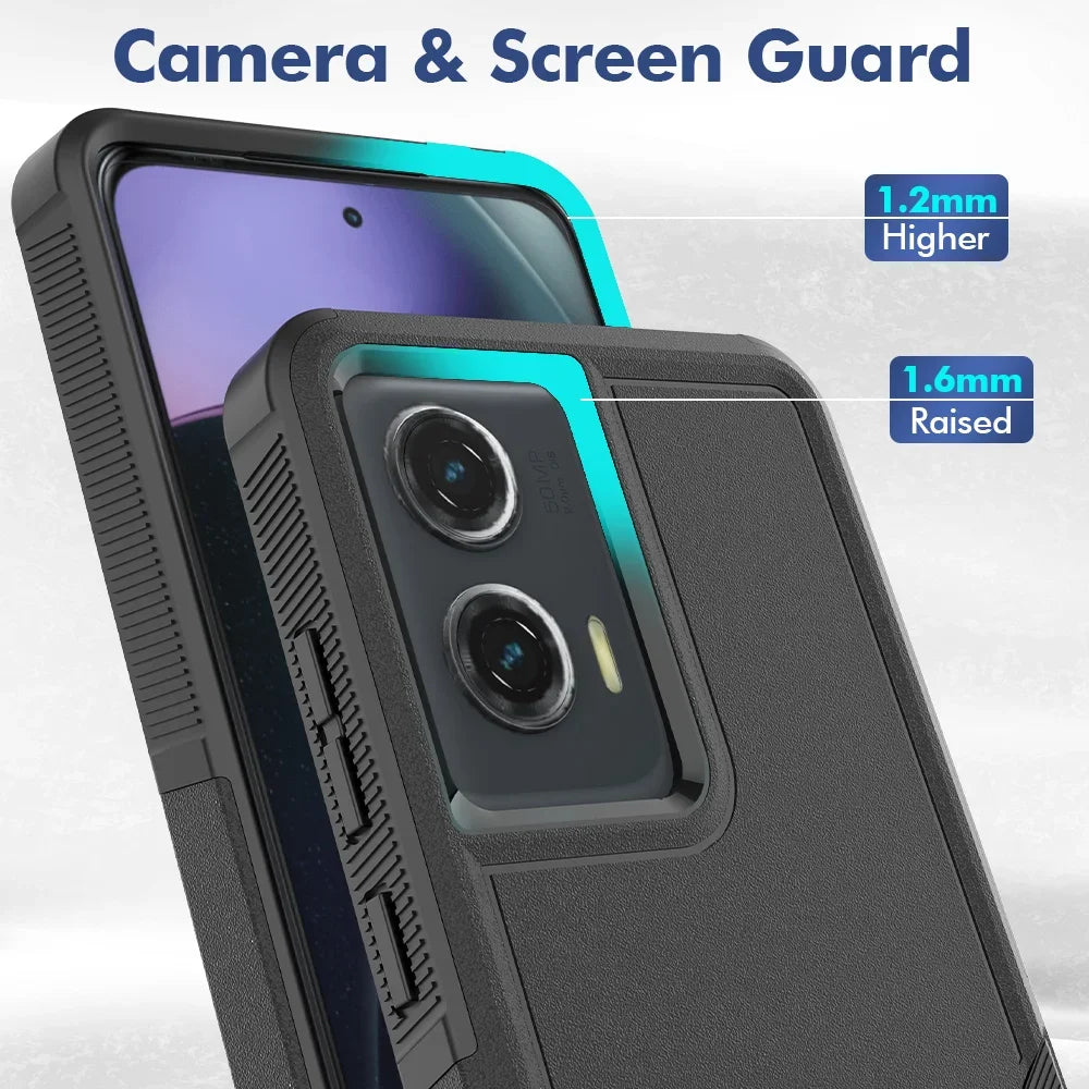 Rugged Armor Shockproof Phone Case For Motorola Moto G Stylus 5G 2024 Power 2025 Play 2026 TPU Frame Hard Plastic Back Cover