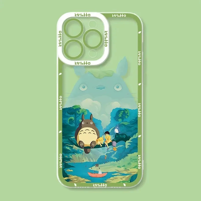 Phone Case For Samsung S26 S25 S24 S23 S22 S21 S20 FE Note20 Note10 Plus Ultra Lite Edge T-Totoros 5G Clear Soft TPU Cover