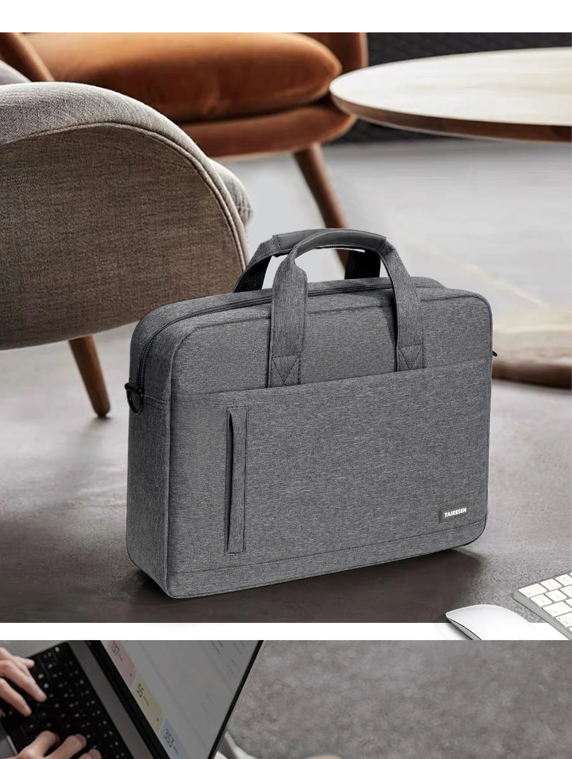 Laptop Bag Sleeve Case Shoulder Handbag For M3 M4 14 15 15.6 17 Inch Macbook Air Pro 13.3 Huawei Asus Dell Notebook Briefcases