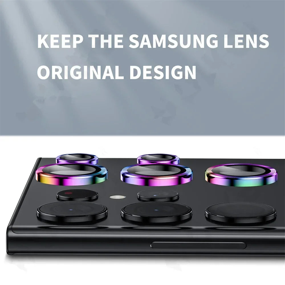 Camera Lens Protetor For Samsung S25 S26 Ultra S24 S23 S22 ultra Case Tempered Glass Film Titanium Alloy Ring Phone Accessories