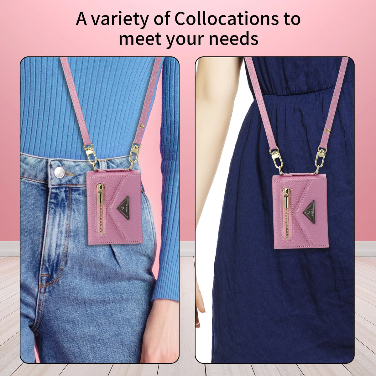 Zipper Leather Case For Samsung Galaxy Z Flip 8 7 FE 6 5 4 3 Flip8 Card Holder Wrist Strap Handbag Magnetic Folio Wallet Cover