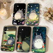 cute totoro cat  Phone Case For Samsung Galaxy A73,A72,A71,A70,A53,A52,A51,Others Soft Black Cover