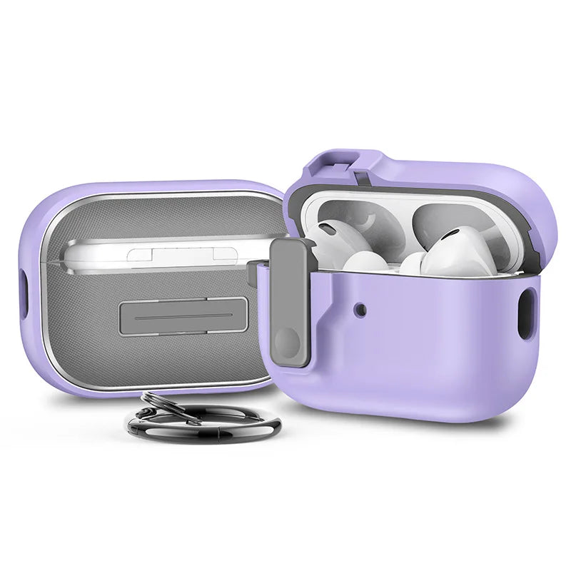 For Airpods 4 2024 Case Shockproof Cover Security Lock Protective Cover For Airpods Pro 2 2nd Generation For AirPods 4 Case