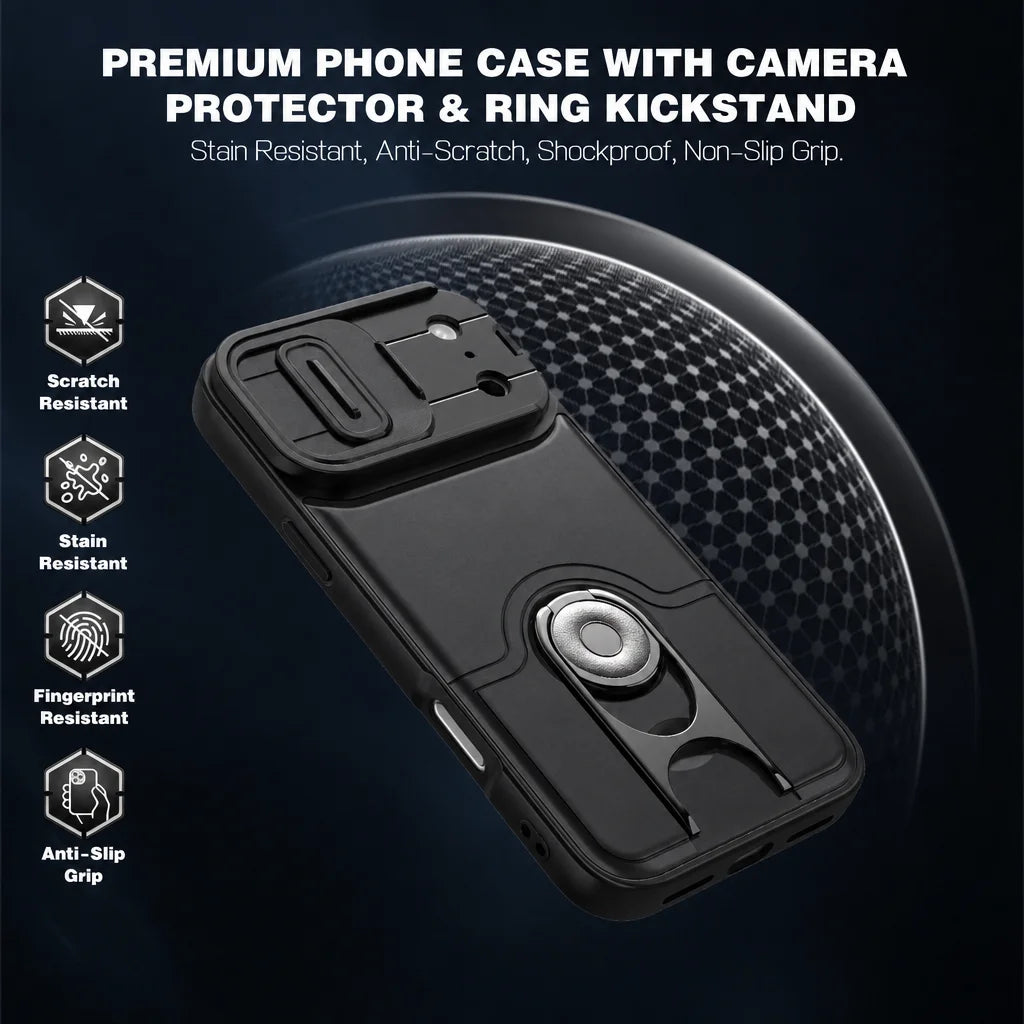 Best Protection Lens Cover Hard Case for Iphone 17 18 Pro Max 16 Pro Iphone18 Iphone17 Iphone16 Stand Holder Cases