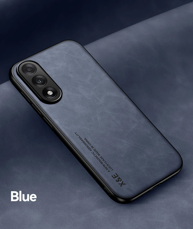 Magnetic Sheepskin Leather Case For Samsung Galaxy S26 S25 S24 S23 S22 S21 S20 Ultra FE S25 Edge S10 S9 Plus Shockproof Cover