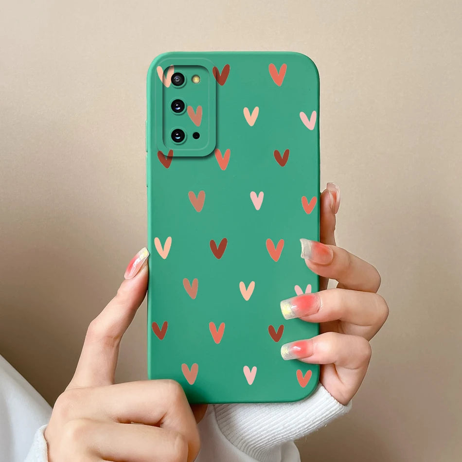 For Samsung S20 FE Plus Ultra Phone Case Funny Camera Protection New Liquid Silicone Cover For Galaxy S20FE S 20 S20Plus Funda