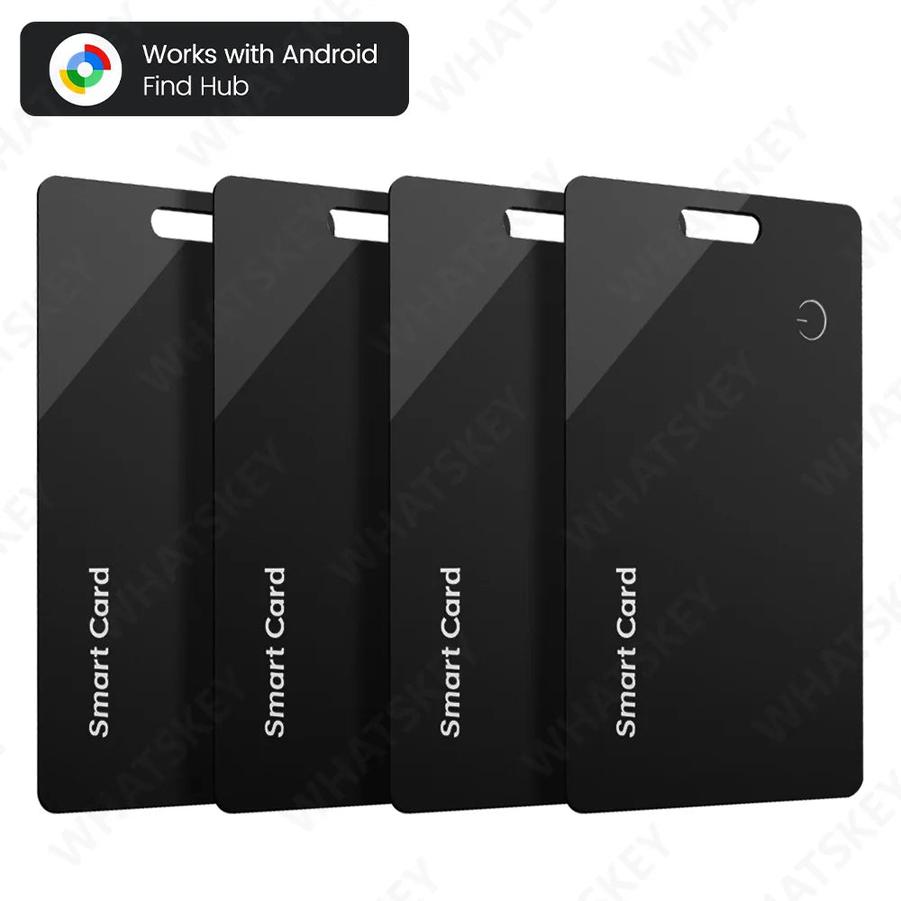 Ultra Thin Global GPS Android Tracker Card Wireless Charging Waterproof Smart Wallet Tracker Card with Google Find My Device App