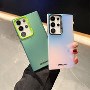 Matte Laser Case Samsung Galaxy S26 S25 S24 Ultra S23 S22 S21 Plus S20 FE Note 20 A54 A34 A14 A73 A53 A52 A71 Shockproof Cover