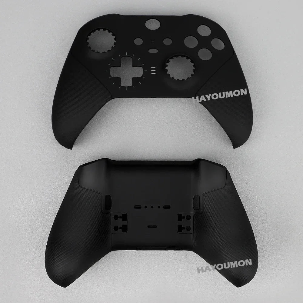 Front Back Full Housing Shell Faceplate Cover Replacement for Xbox Elite Series 2 Controller Shell Case Cover Black White