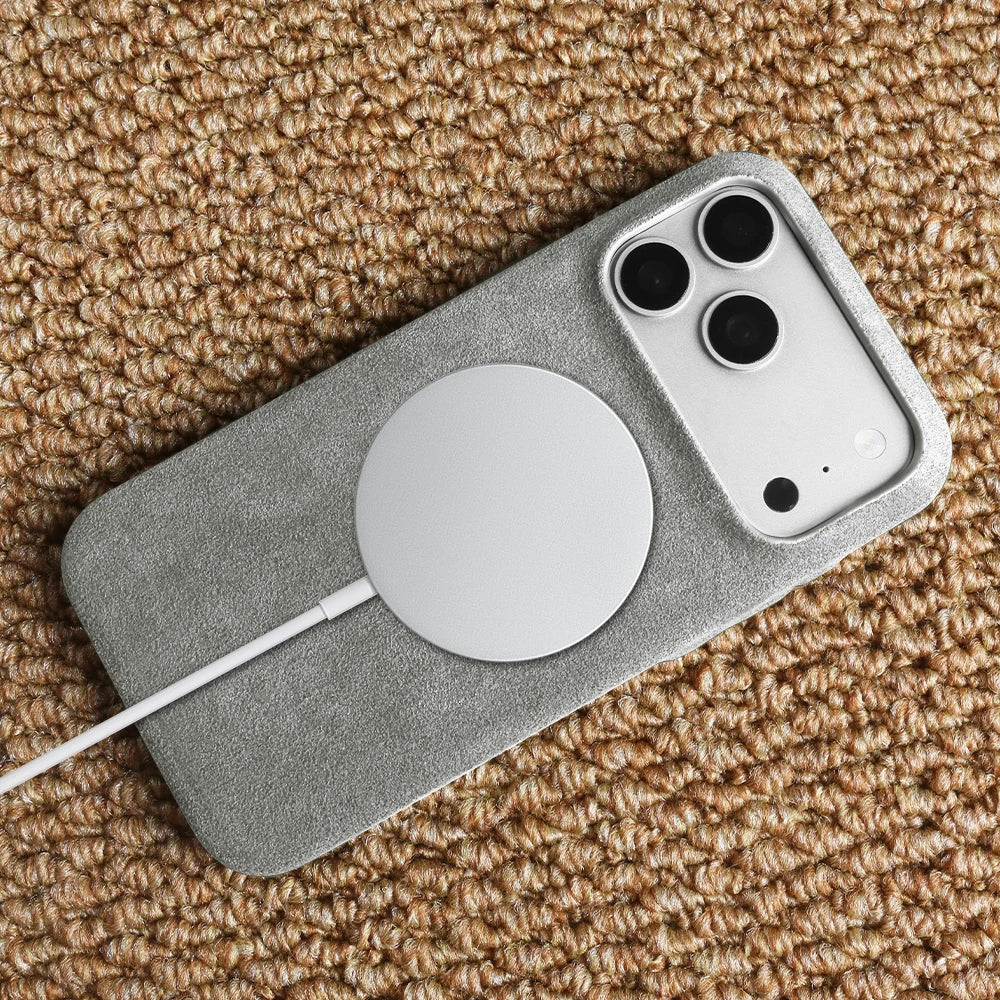 For Magsafe ALCANTARA Magnetic Case for iPhone 17 Pro Max Air 17e 16e 16 15 14 Plus 13 12 Mini 11 Pro Max Phone Case Back Cover