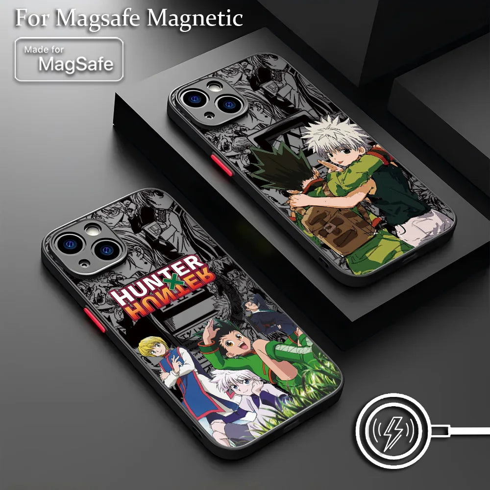 Anime Killua Hunter X Hunter Phone Case For Samsung Galaxy S26 S25 S24 S23 S22 S21 S20 FE Plus Ultra 5G Matte Magnetic Cover