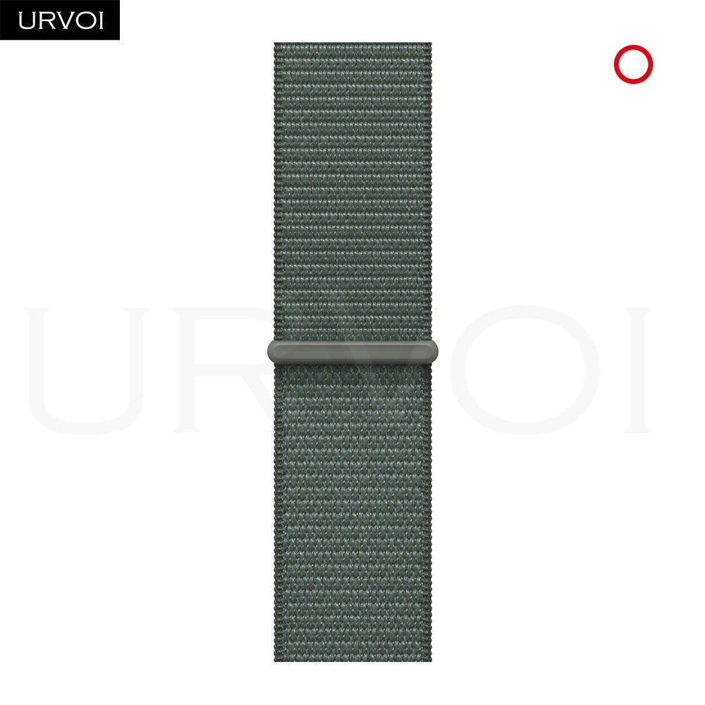 URVOI Sport Loop for Apple Watch Ultra 4 3 2 Series 12 11 10 9 SE3 Nylon Strap for iWatch Sport Band Hook&Loop Fastener 46 49mm