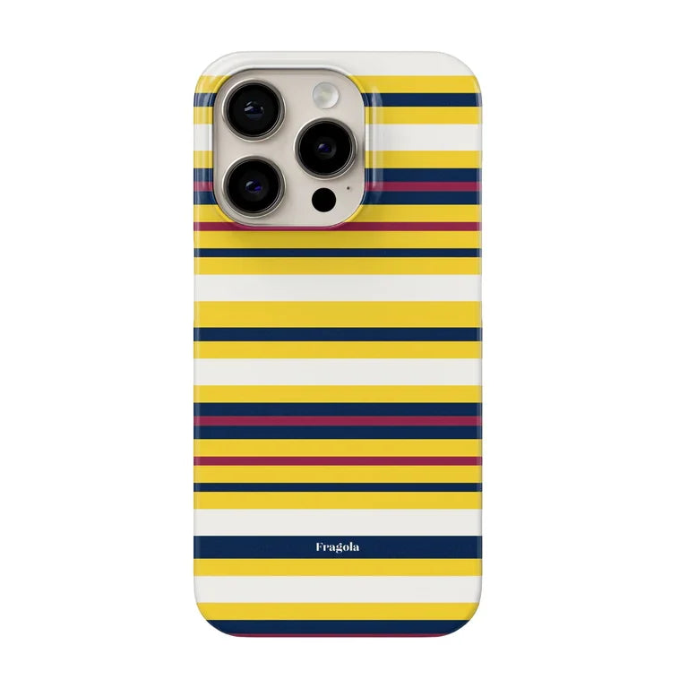 Fragola New Coloful Stripes Phone Case for iPhone 17 16 15 14 13 12 11 Air Pro Max X XS XR XSMax 7 8 Plus Glossy Film Hard PC
