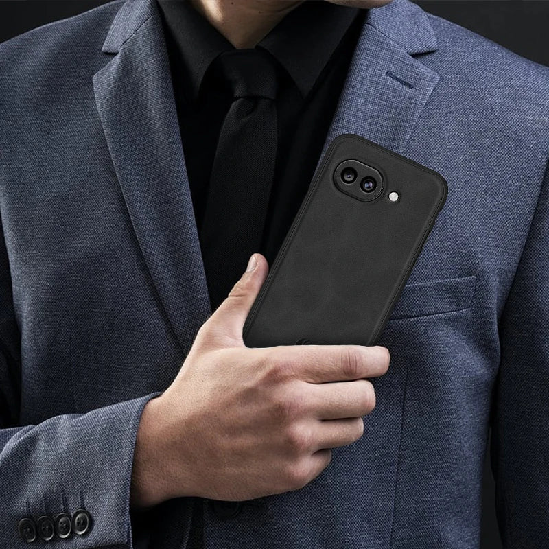 Anti-Knock Bag Case for Google Pixel 10 Pro XL 10A 9A Pixel 9 Pixel10 Pixel9 Matte Feeling Cases Leather Protective Funda
