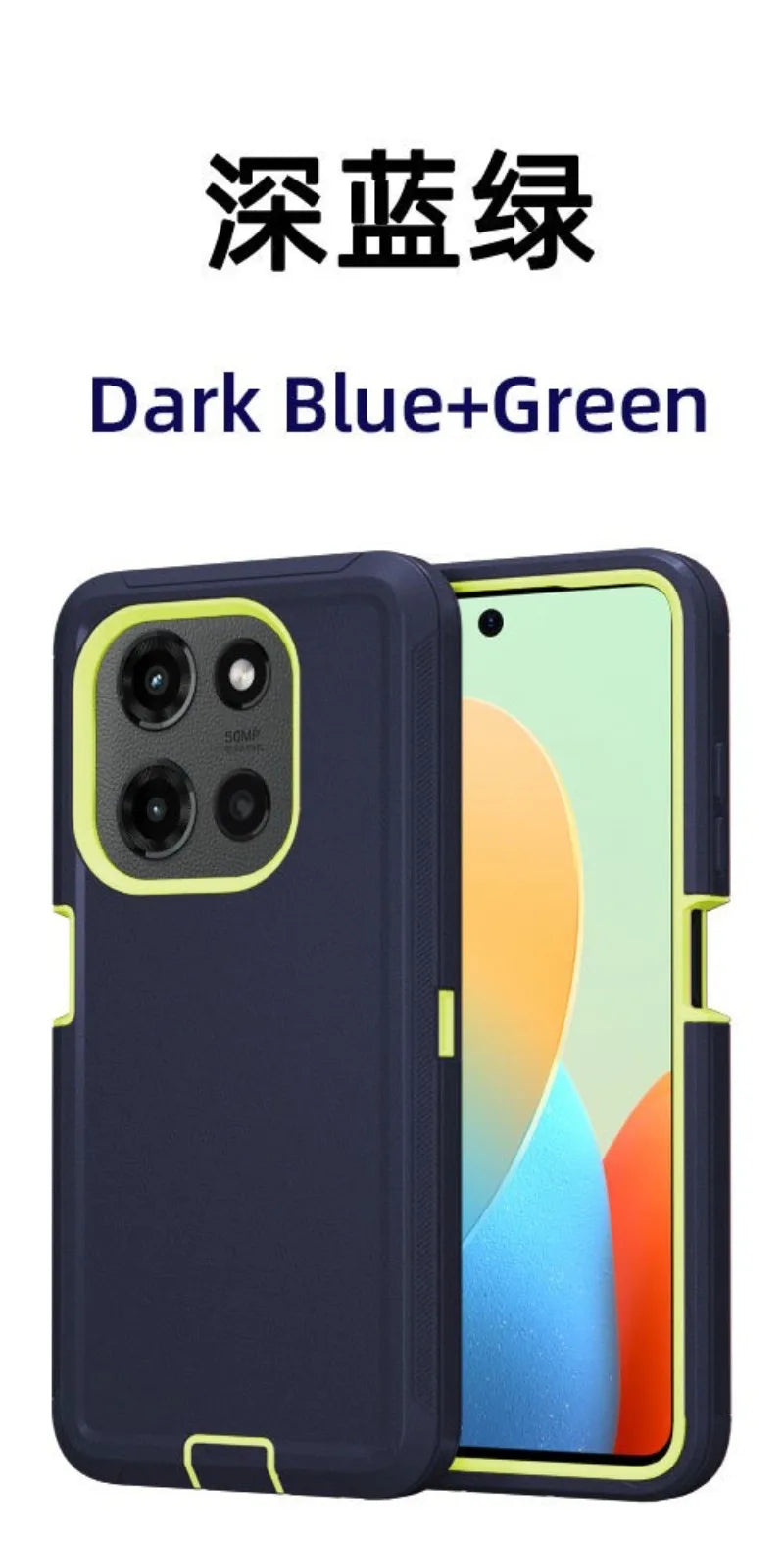 3-Laye Heavy Duty Hybrid Ott Defender Case For Motorola G Edge Play Stylus Power 5G 2026 2025 2024 2023 Shockproof Cover