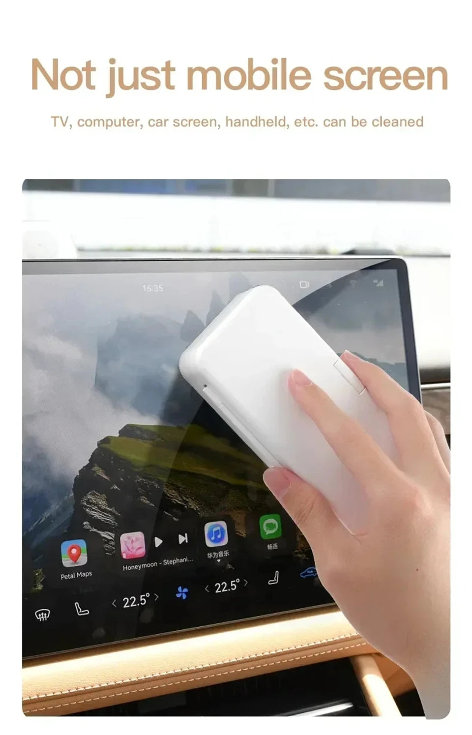 mobile phones cleaning kit are suitable for cleaning dust and stains on screens of mobile phones, cameras, laptops, tablets, etc