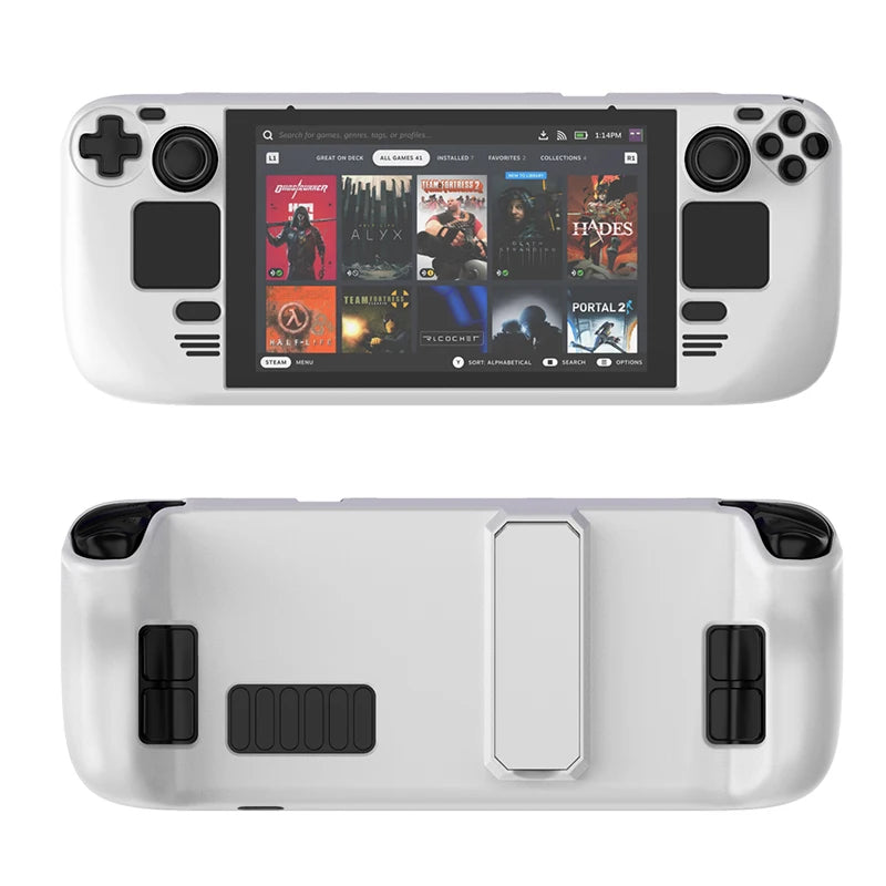 Protective Cover Case for Steam Deck,Controller Colorful Protective Case Hard Shell with Stand