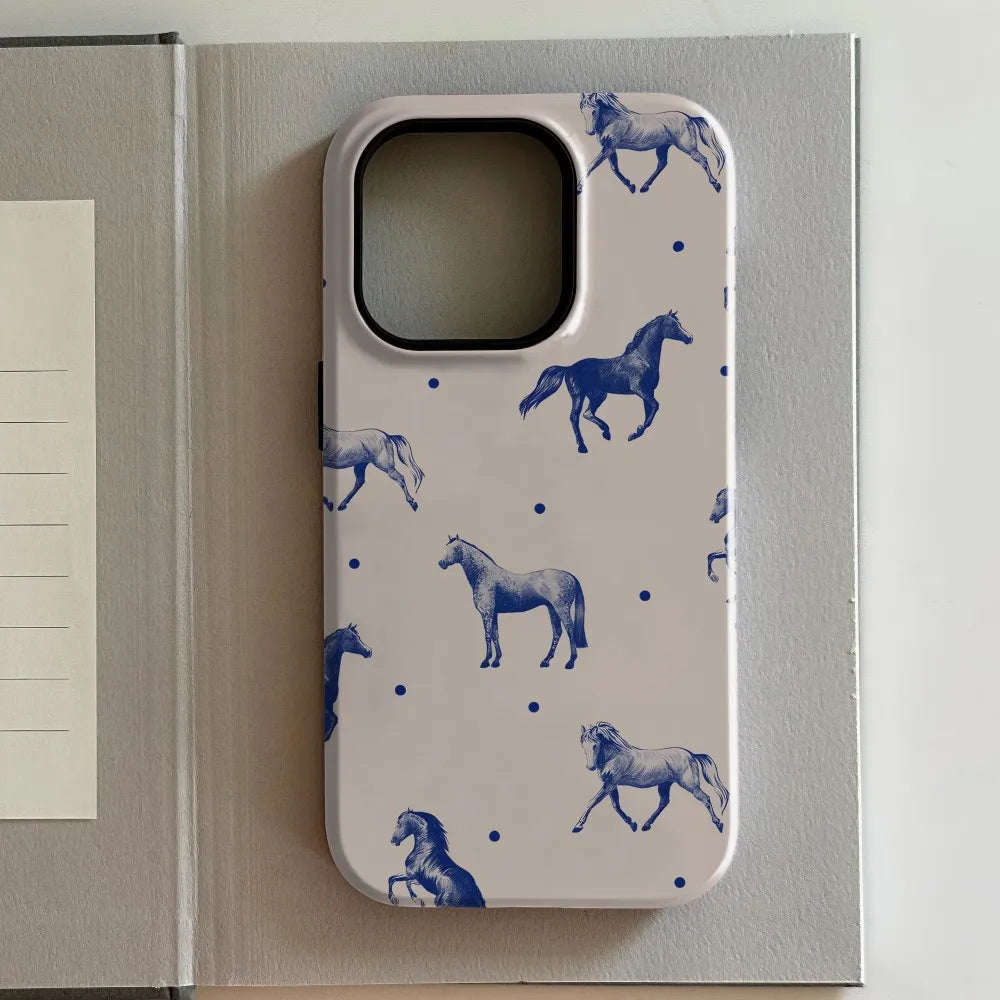 Luxury Clmj Art Cute animals Phone Case for iPhone 17 16e 16 15 14 13 12 11 X XS XR XSMAX 8 Air Pro Max Plus Double-layer Cover