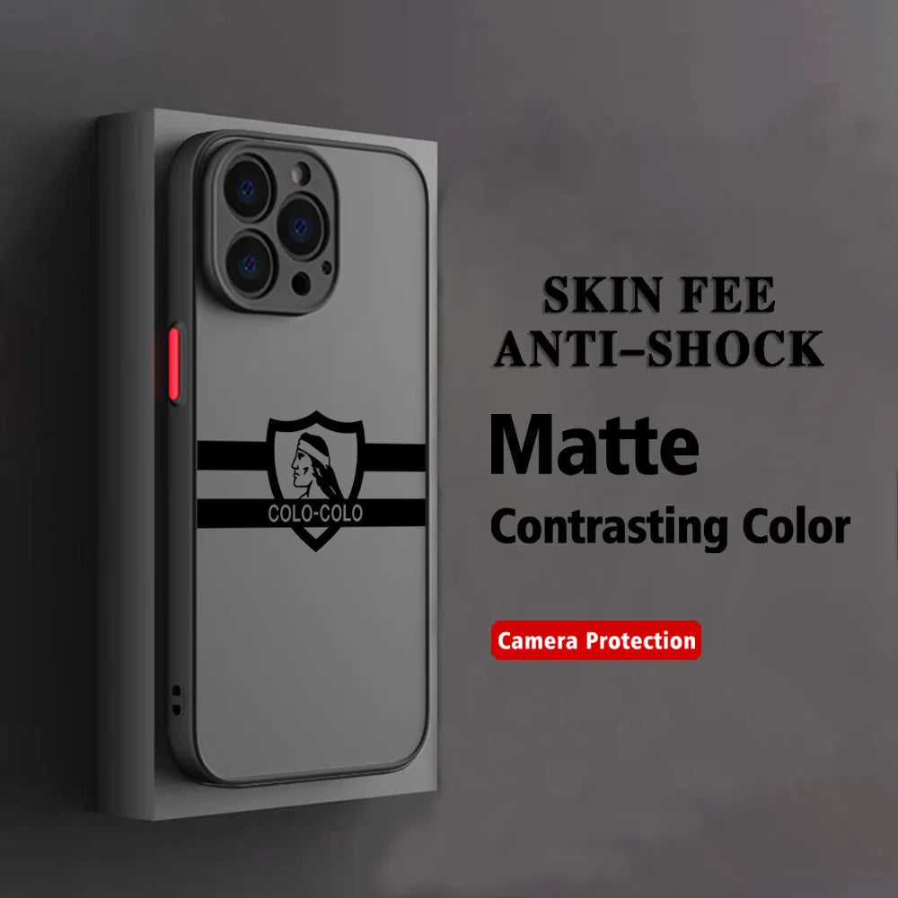 Phone Case For New Club Social Y Deportivo Colo iPhone 17e 17 16e 16 15 14 13 12 11 Mini Pro Air  Max XSMax  Plus Matte Clear