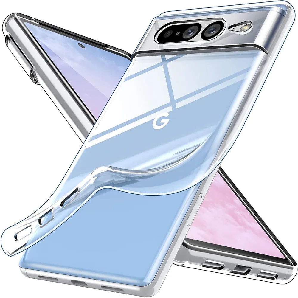 Case For Google Pixel 7 6 8 9 10 Pro XL 9a 10A 6A 7Pro 5G Soft TPU Clear Back Cover For Google Pixel 6 6A 7A Pixel8 Phone Cases