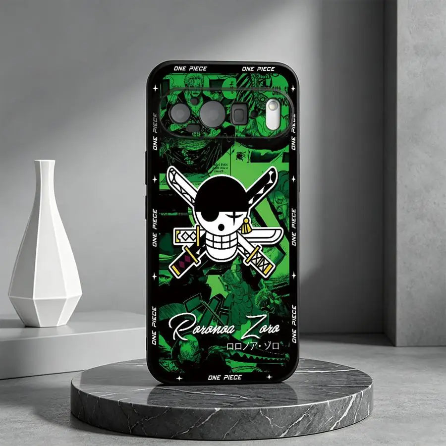 One Piece Red Green Cool Funda Phone Cover Case for Google Pixel 10A 7a 10 9 Pro XL 9a 6 7 8 Pro 8a 6a