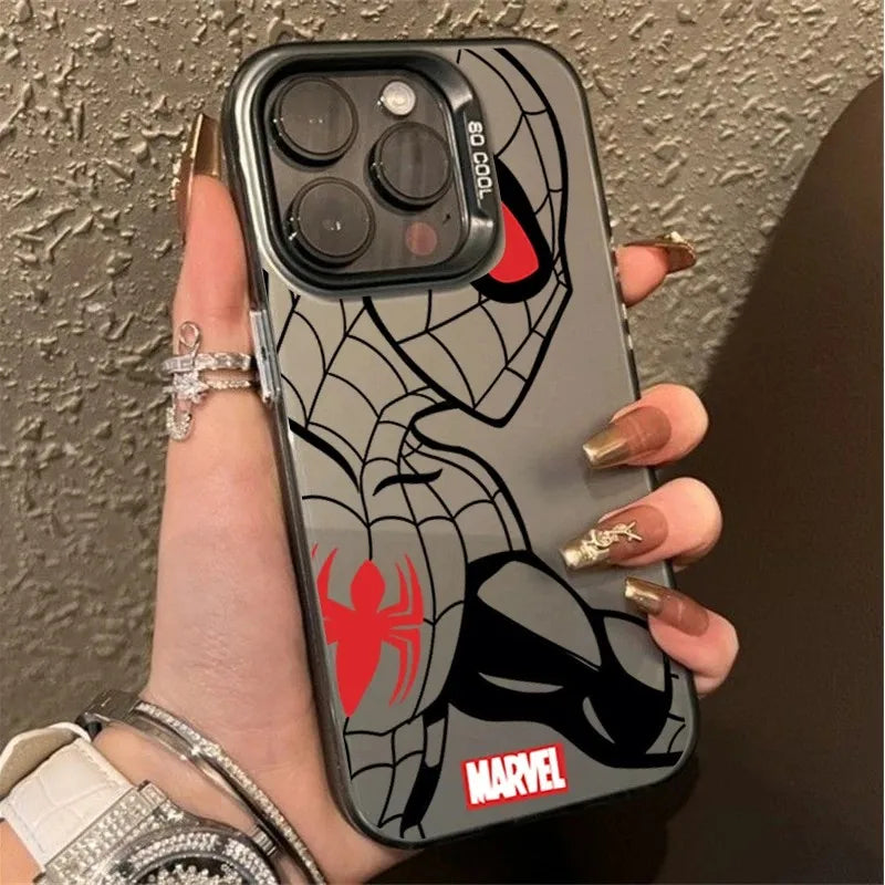 Spider-Mans Eyes Phone Case For iPhone 17 17e 16e 16 15 14 13 12 11 mini Pro Max X XSMAX 8 7 Air Plus Anti Fall Matte Back Cover
