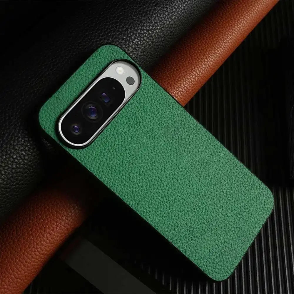Luxury Pixel 10 Pro Case Business Cowhide Leather Phone Cases For Google pixel9pro 7A 8pro Full Protection Shockproof Back Cover