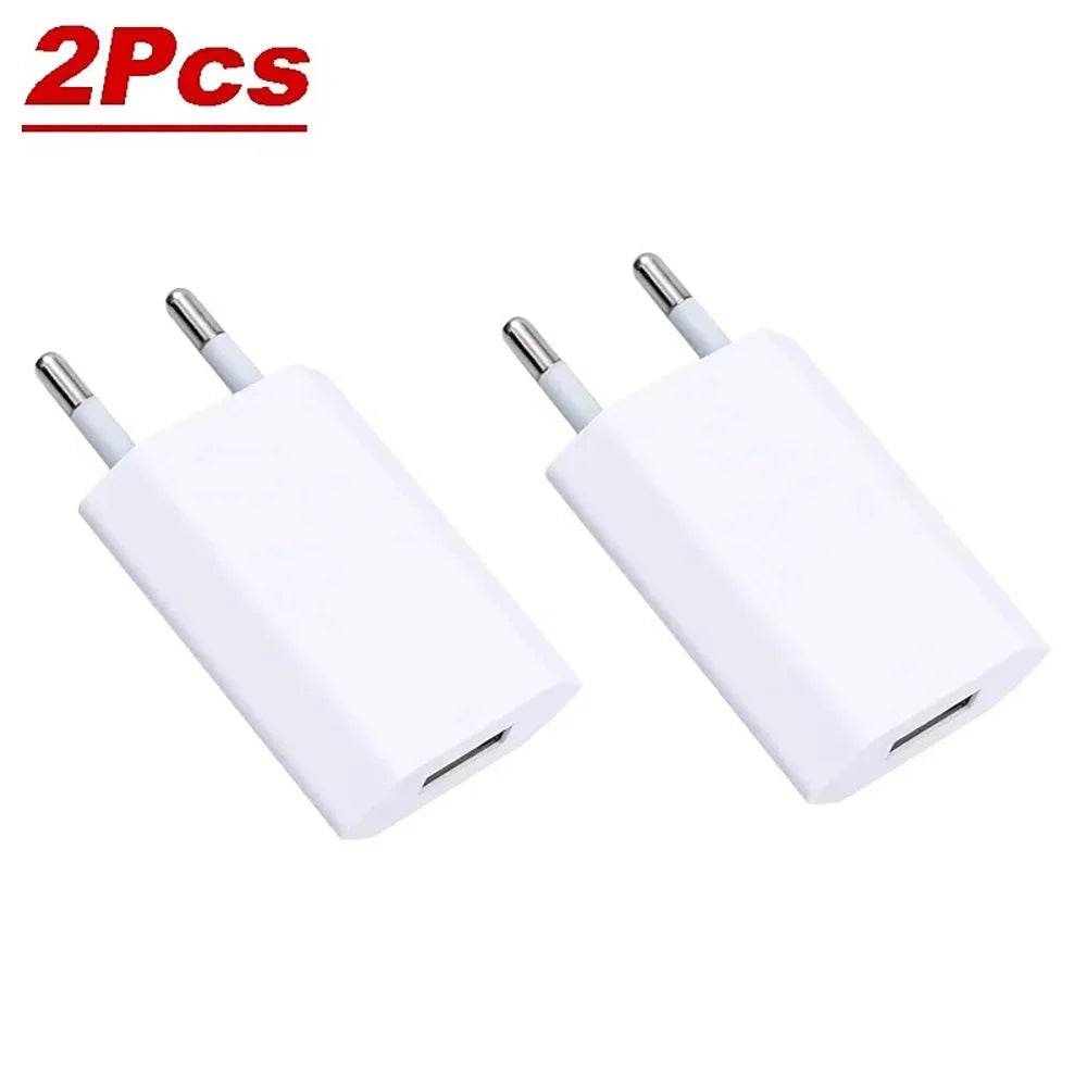 5V 1A USB Charger Fast Charging Mobile Phone Travel Wall Charger For iPhone Samsung Xiaomi Huawei Portable QC3.0 EU Plug Charger