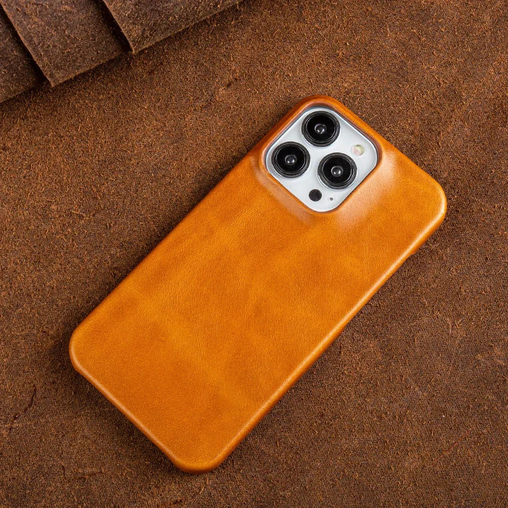 Oil Wax Luxury Genuine Leather Cover Case For Iphone 14 13 12 15 Pro Max 11 Case For Iphon Aesthetic Vintage Retro With 8 Colour