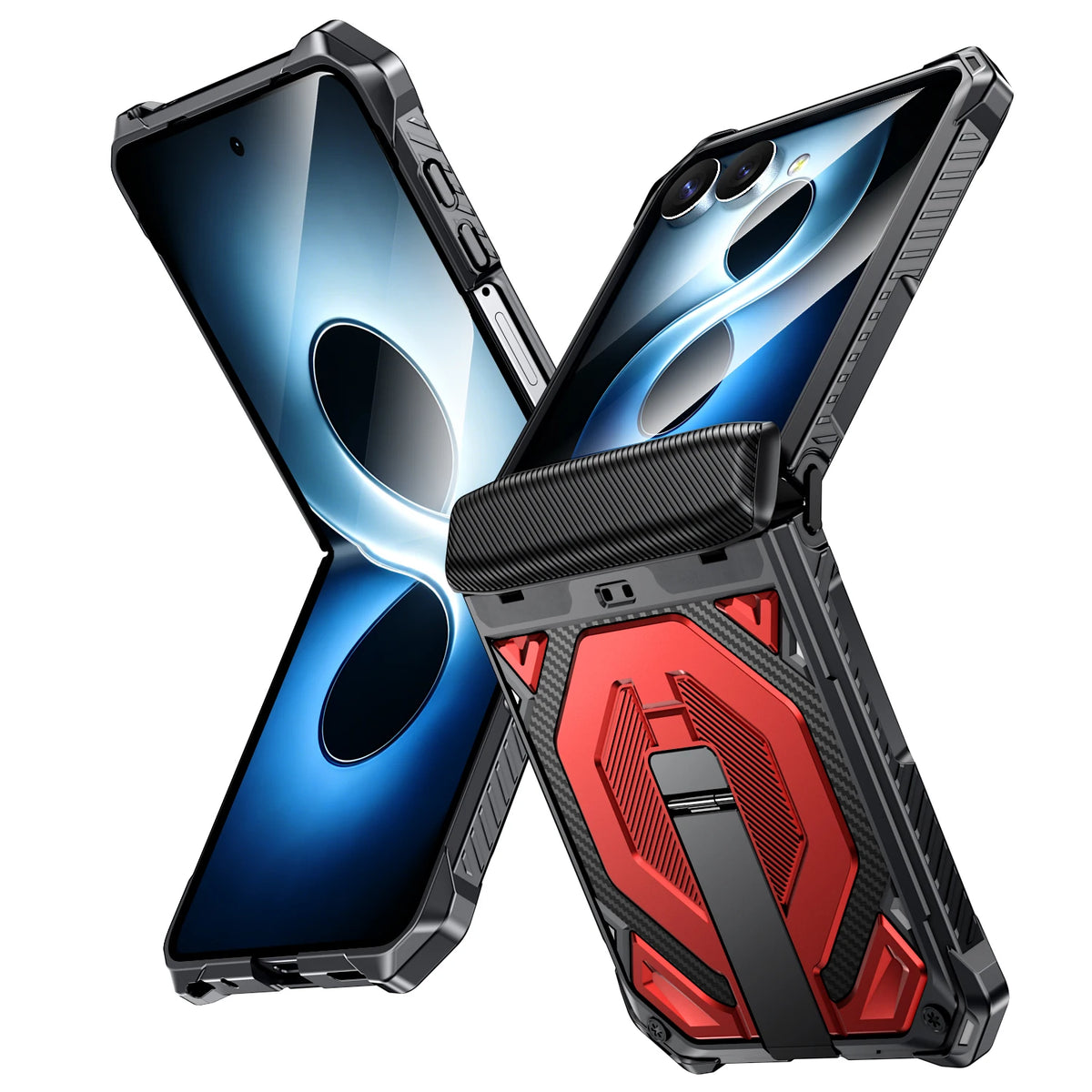 Case For Samsung Galaxy Z Flip 8 Z Flip 7 Magnetic Stand Hinge Protection Military-Grade Protection Rugged Shockproof Phone Case