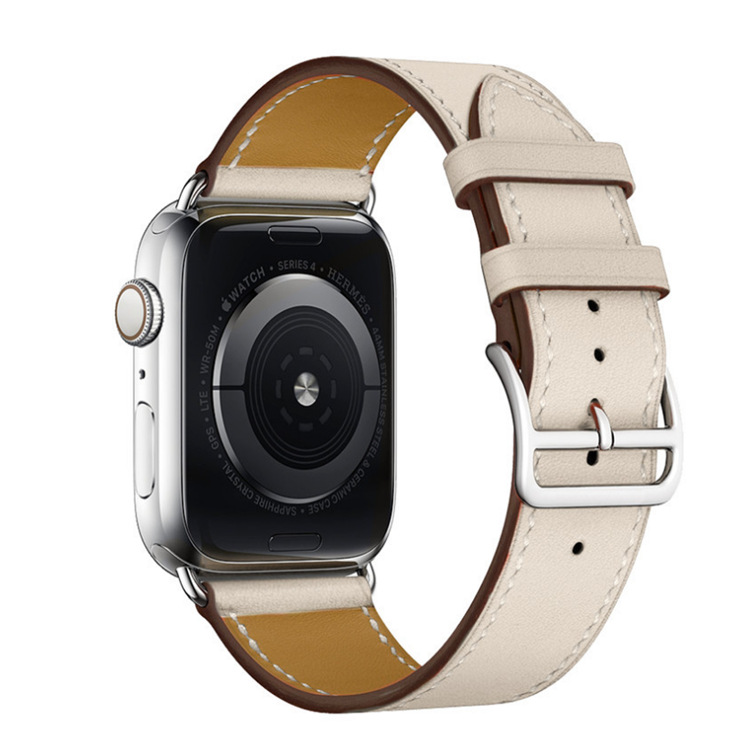 Genuine Leather Bracelet Strap For Apple Watch Band 45mm 49mm 41mm 44mm 42mm 46mm Leather Wristband iWatch Ultra 11 10 9 8 7 6 5