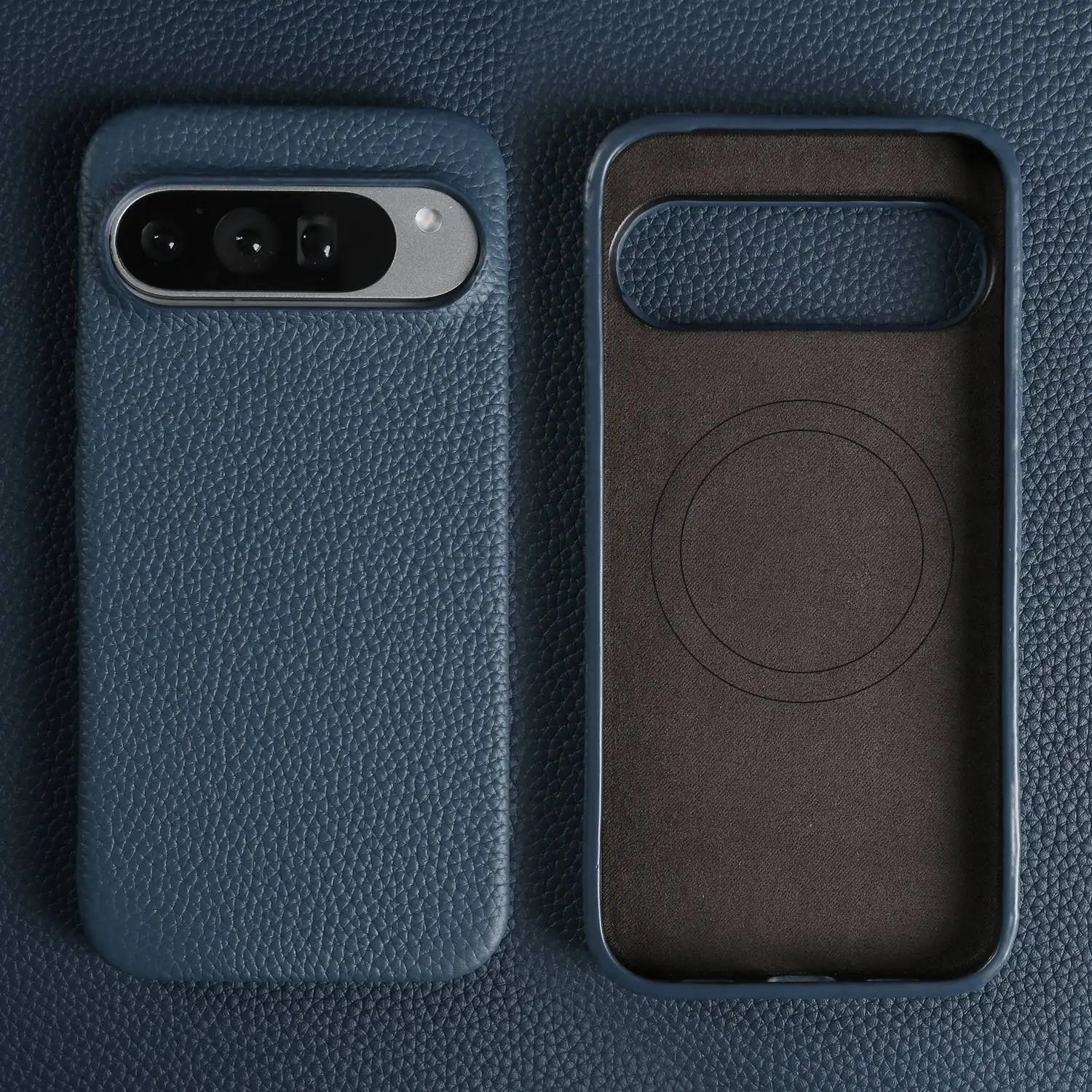 Luxury Magnetic Genuine Leather Case For Google Pixel 10Pro 9 7A 8 6 Full Protection Magnet for Magsafe Cases Shockproof Cover