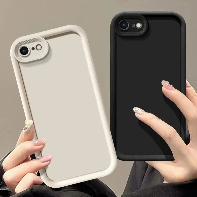 For iPhone 5 Case For Apple 6 6S SE 2016 7 Plus 8 P Plus SE2 SE3  SE4 2024 16E 16 E Silicone Phone Bumper TPU Soft Cover Fundas