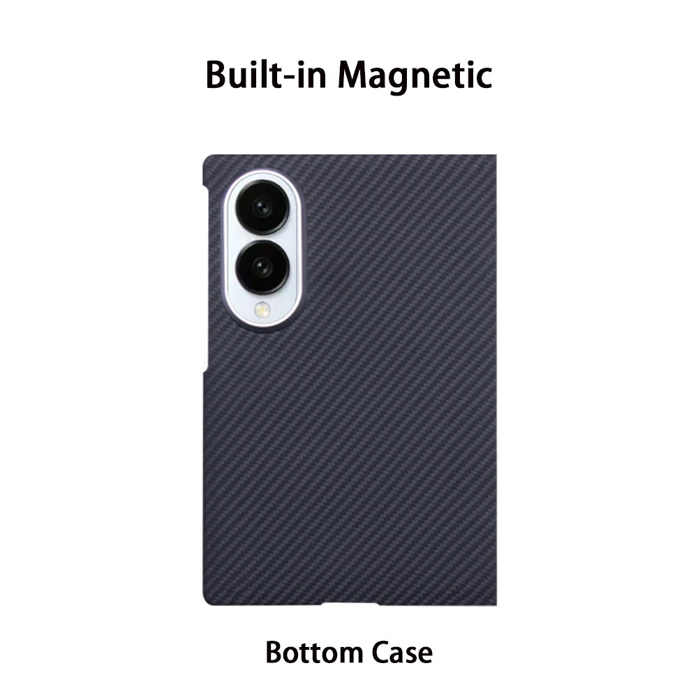 For Samsung Galaxy Z Fold 8 case Kevlar aramid fiber carbon fiber ultra-thin lightweight magnetic business protective cover