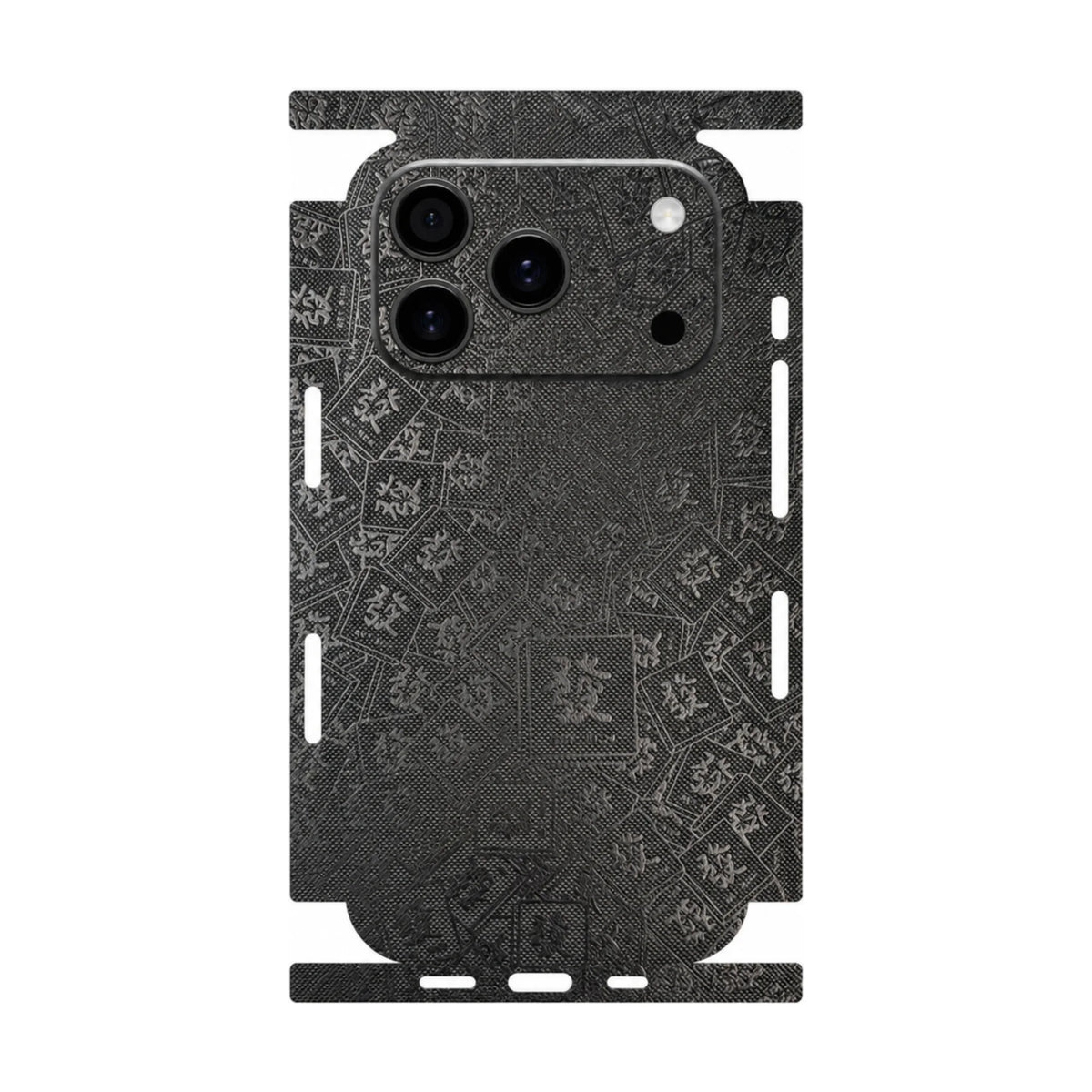 Faux Leather Full Wrap Skin for iPhone 17 16 15 14 13 Pro Max Full Coverage Back Film Anti Scratch Protective Sticker