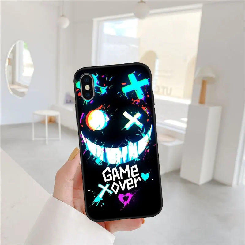 IX16 Game Over New Luxury Phone Case for iPhone SE X XS XR 16E 11 Pro Max 8 7 6 6s Plus