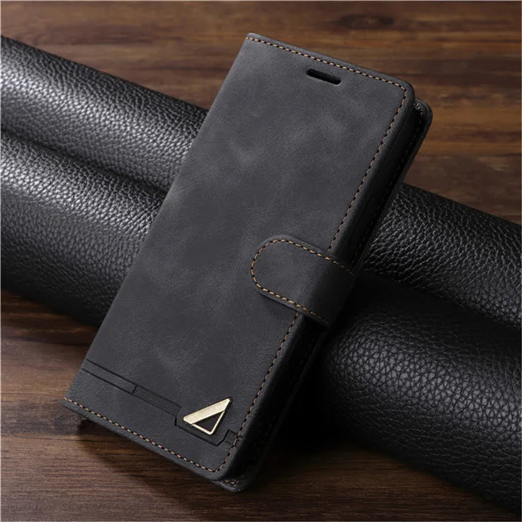 Leather Flip Phone Case For Samsung Galaxy S10 Plus S20 S21 FE S22 S23 S24 S25 Ultra Note 10 20 Ultra Wallet Bracket Cover