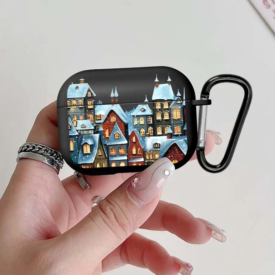Winter Snow Christmas Earphone Cases Cover Case For Airpods Pro3 2 3 Pro2 Pro 1 4