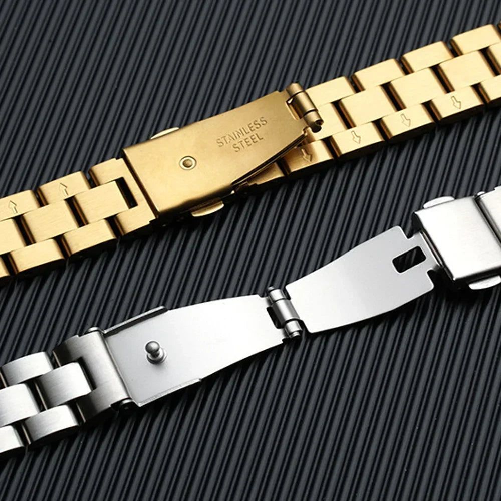 Strap For Apple watch band 46mm 45mm 44mm 49mm 40mm 41mm Metal Stainless Steel bracelet iWatch series 10 8 9 7 5 se 6 4 Ultra 2