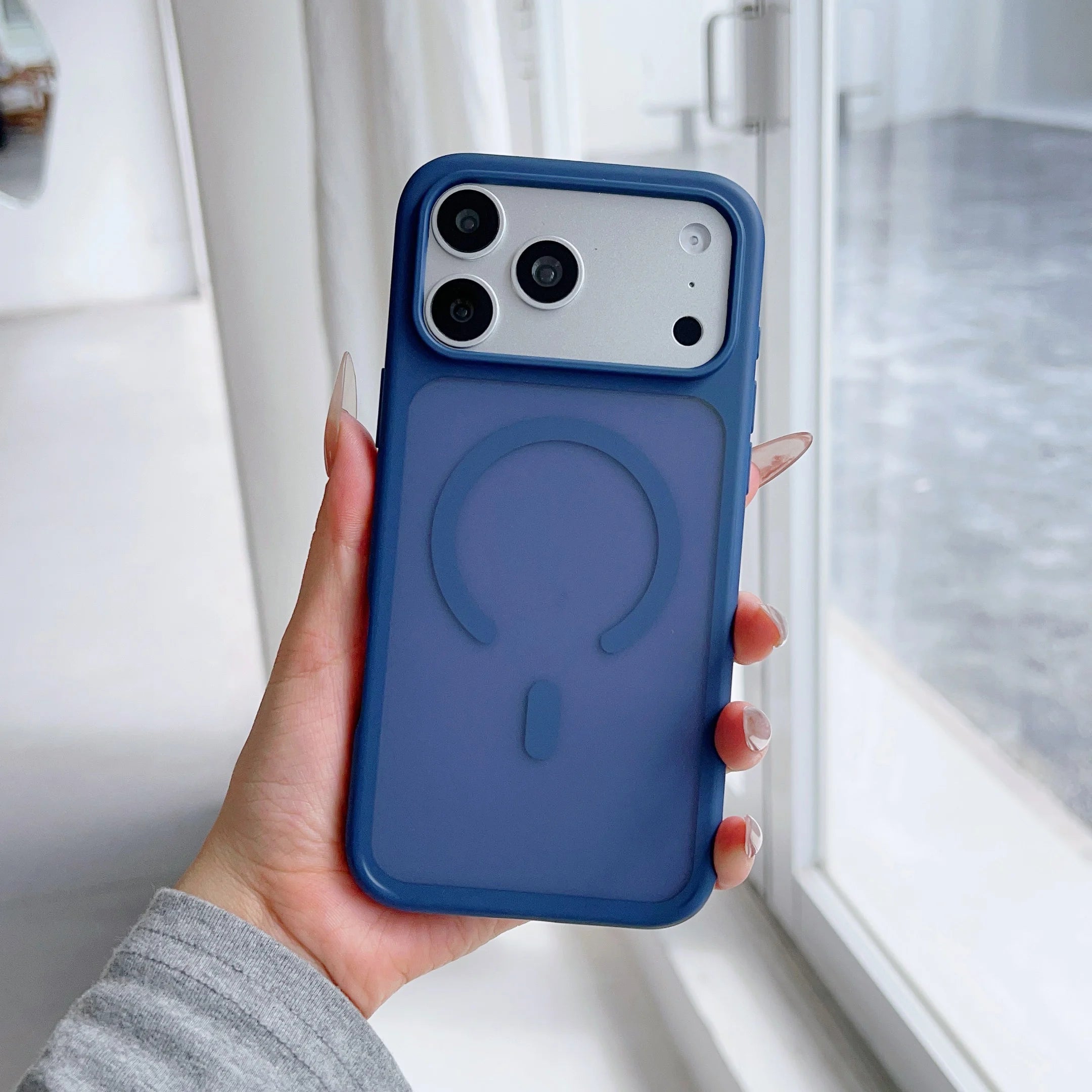 Magnetic Matte Original Translucent Case For iPhone 17 Pro Max Air 16 15 14 Plus 13 12 For Magsafe Wireless Charge Protect Cover