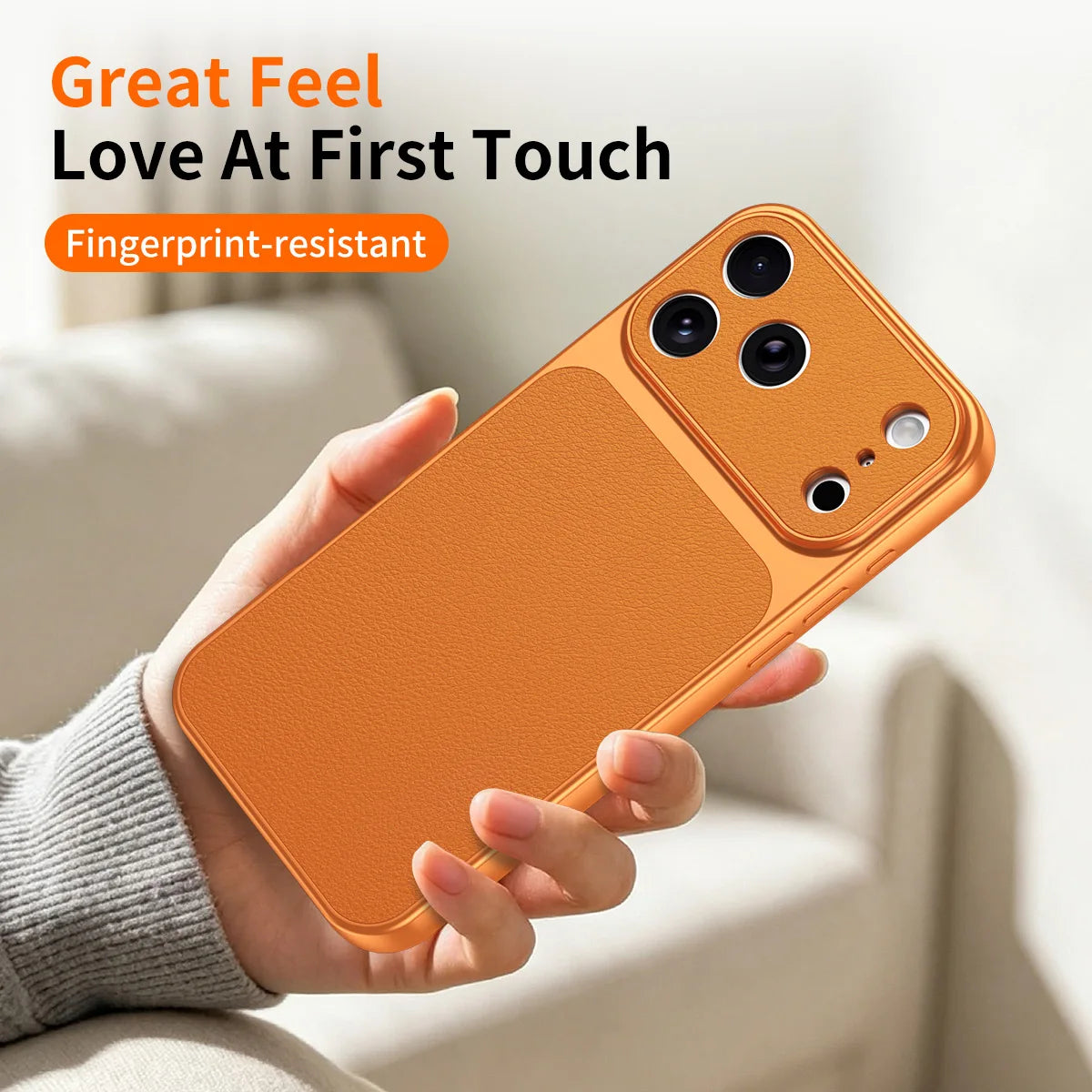 Luxury Lychee Patterned Leather Phone Case For iPhone 17 Air 16 15 14 Plus 13 12 11 Pro Max 16e Armor Shockproof Bumber Cover