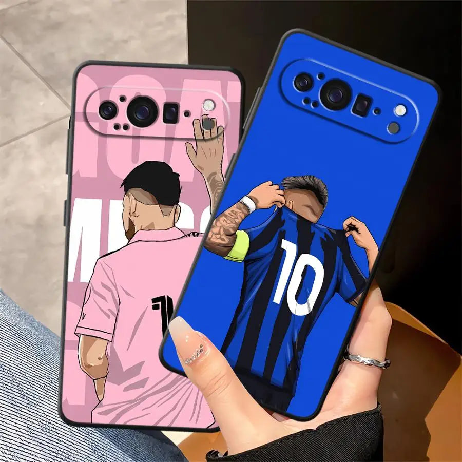 Phone Case for Google Pixel 6a 7a 9a 8a 10 9 Pro XL 6 7 8 Pro Soft Shell Cool Football Sports