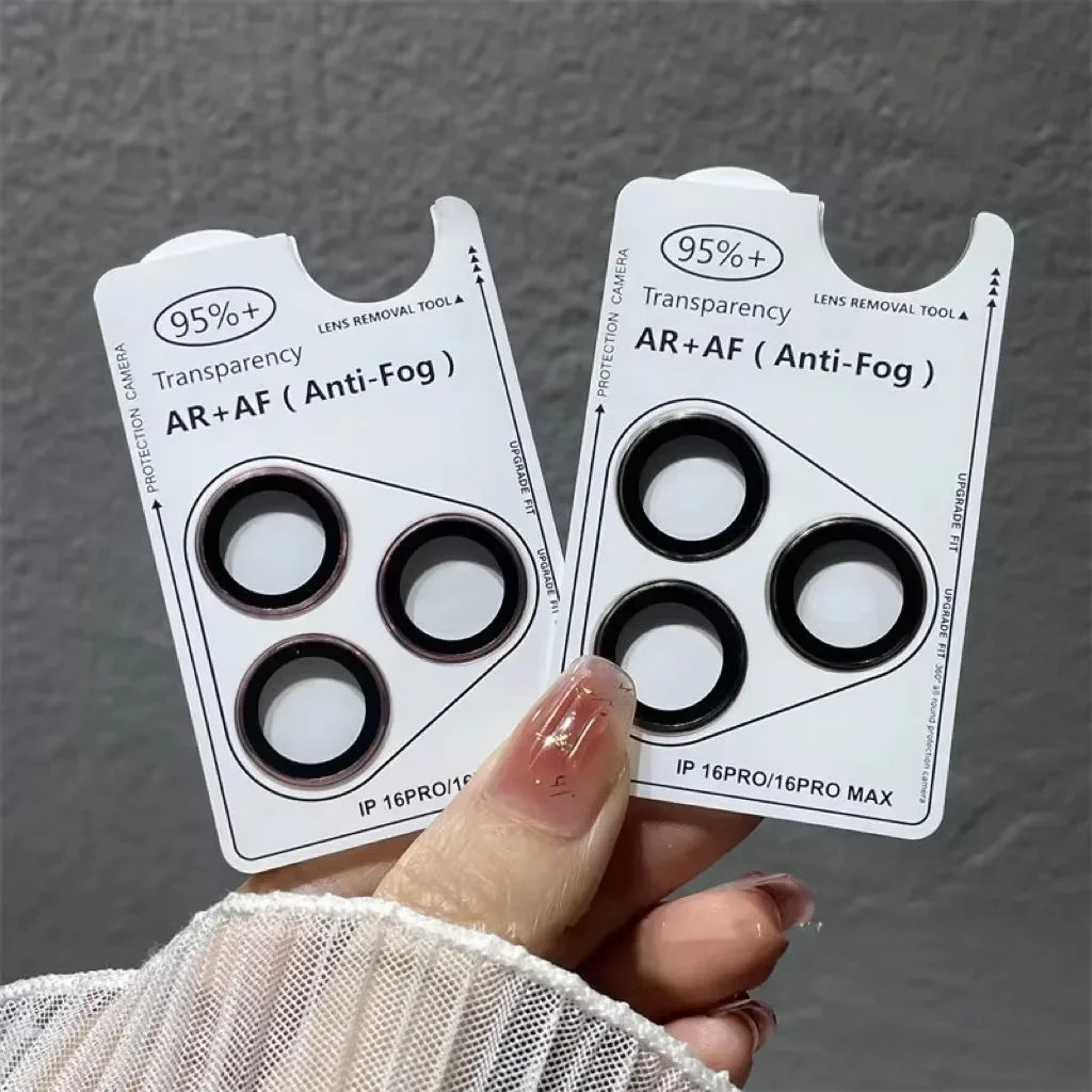 For iPhone 18 Pro Max Auto Snap AR Anti-Reflection Rear Camera Lens Protector One-Step Apply Lens Glass With Pry Opening
